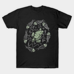 Jelly Fish and Sea Turtle Ocean Wildlife T-Shirt